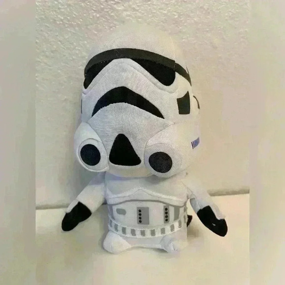 Star Wars Stormtrooper Plush Stuffed Toy Comic Images Disney  Big Head Size 7” - Picture 1 of 7